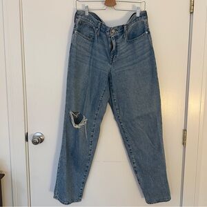 Madewell Low Rise Baggy Straight Jeans
